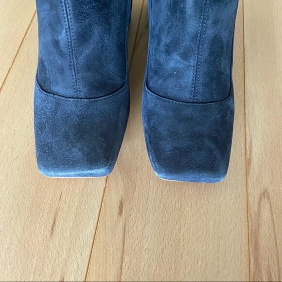 JACQUEMUS les carré rond suede ankle boots - Picture 3 of 6